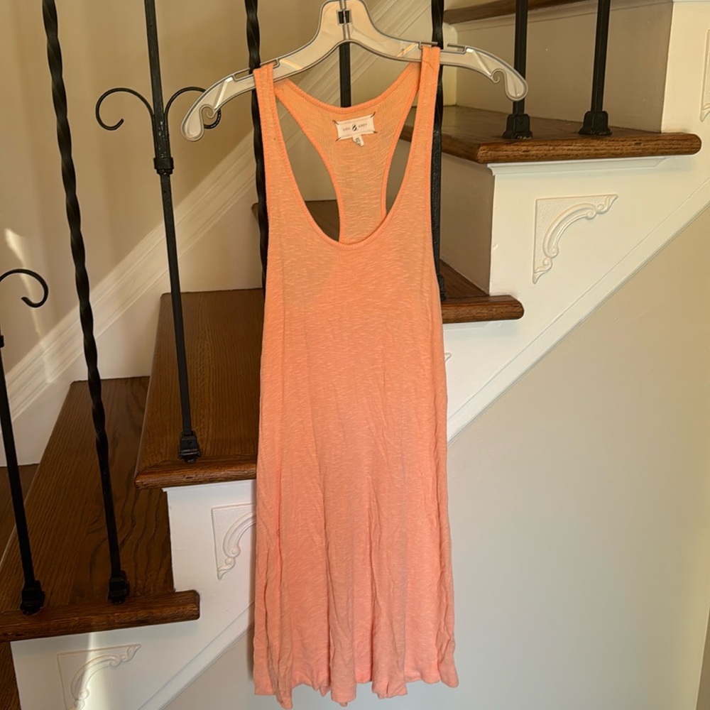 Lou & Grey (Loft) Orange Light Beach Dress, Size XS
